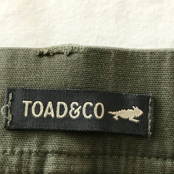 Toad & Co Earthworks 5 Pocket Skinny Chino Pant Women size 4 Green Mid Rise - Picture 3 of 13